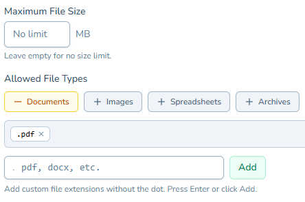 Field Validation
