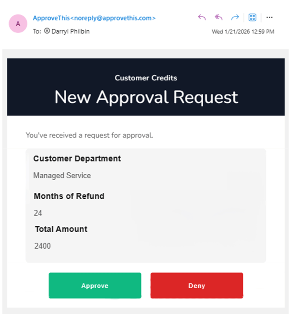 Simple Email View